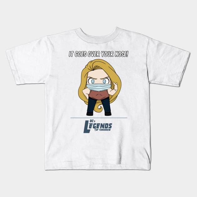 Ava Sharpe - It Goes Over Your Nose! Kids T-Shirt by RotemChan